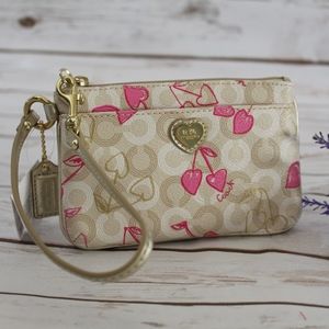 Coach Nude with Pick Leather Wristlet